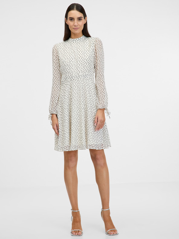 Orsay Кремава дамска рокля до коляното ORSAY