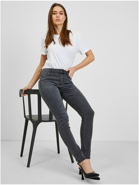 Orsay Сиви дамски skinny fit дънки ORSAY