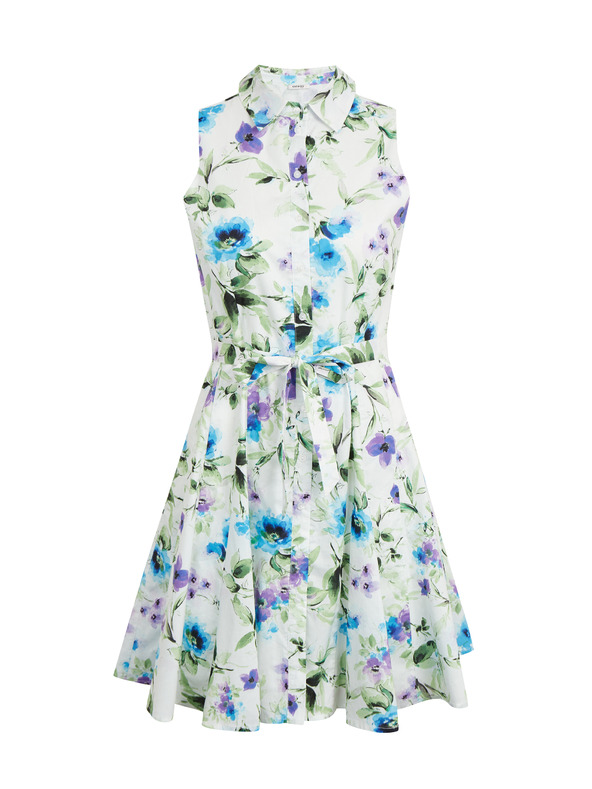 Orsay Сини и кремави дамски цветни рокли ORSAY