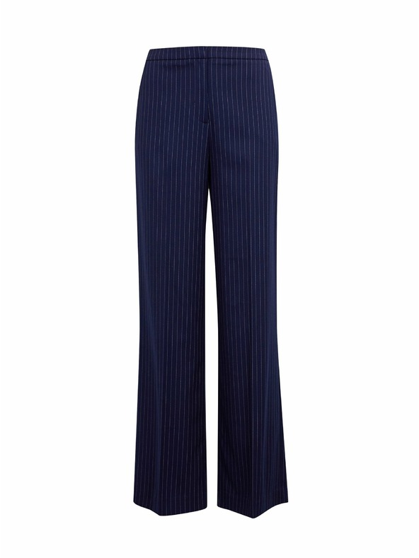 Orsay Тъмносин дамски панталон на райе ORSAY