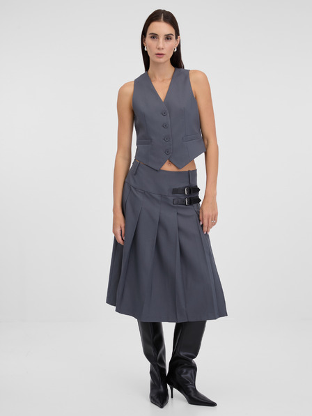 Orsay Сива дамска миди пола ORSAY