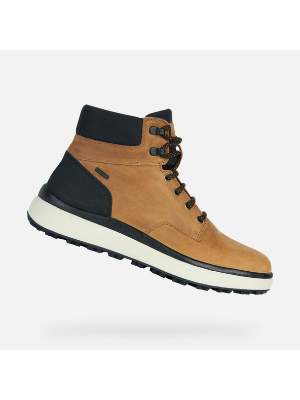 Geox Светлокафяви мъжки високи обувки Geox Granito