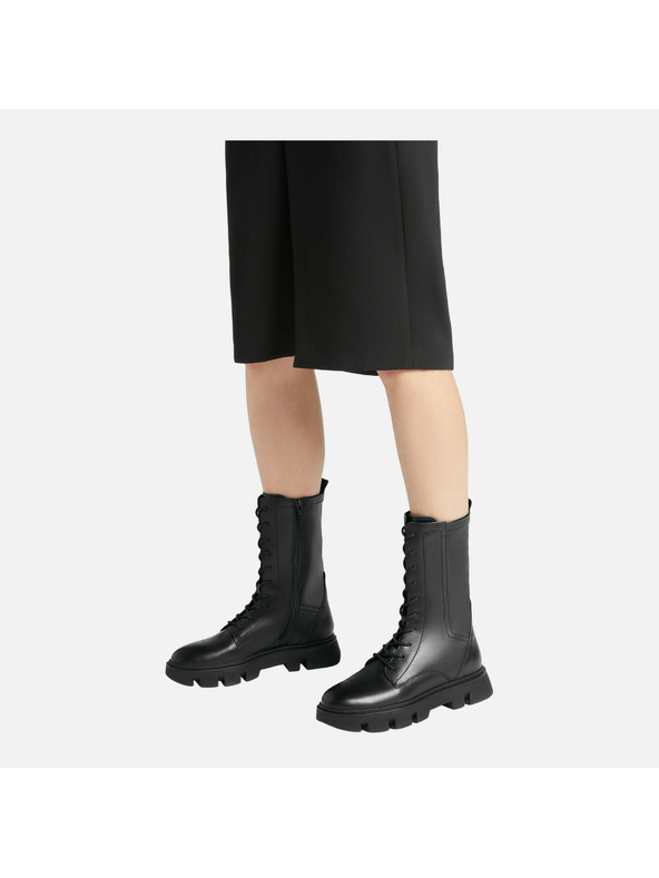 Geox Черни дамски боти Geox Vilde