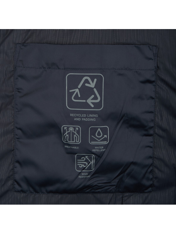 Geox Тъмносиньо дамско пухено яке Geox Zosma