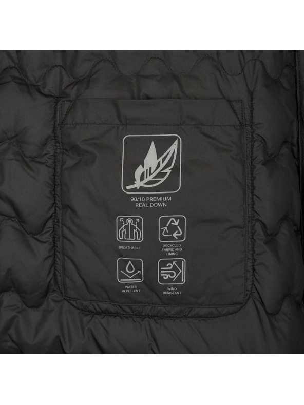 Geox Черно дамско пухено яке Geox Myluse