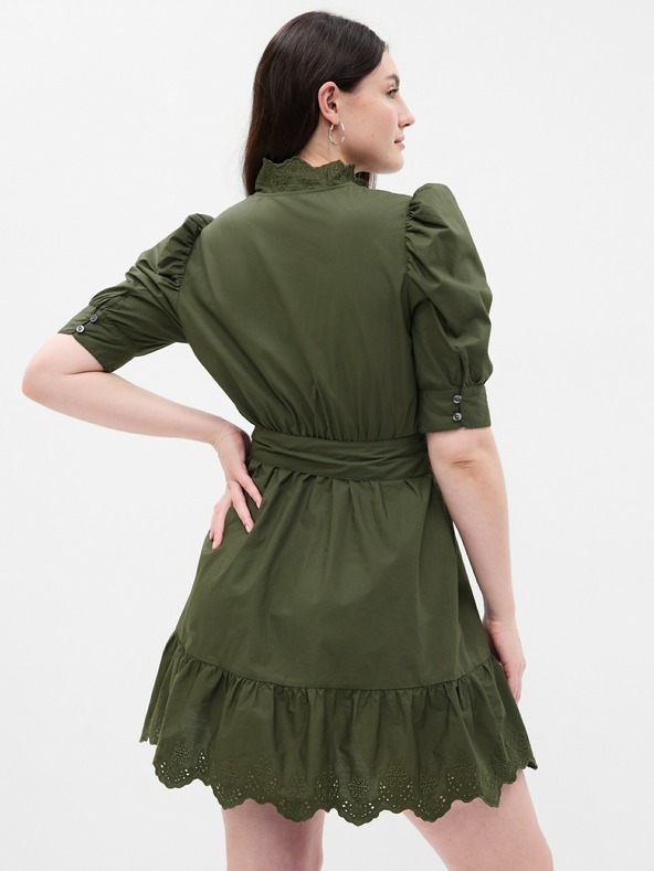 GAP Мини рокля с набрани ръкави GAP