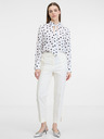 Orsay Бяла дамска блуза на точки ORSAY