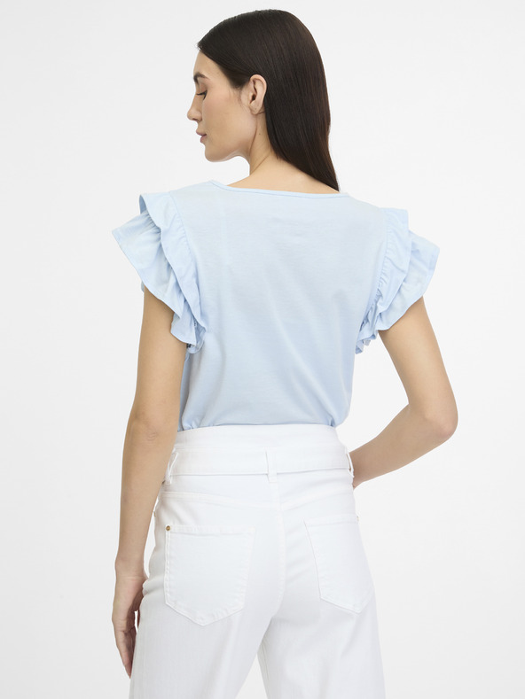 Orsay Синя дамска тениска с къс ръкав ORSAY