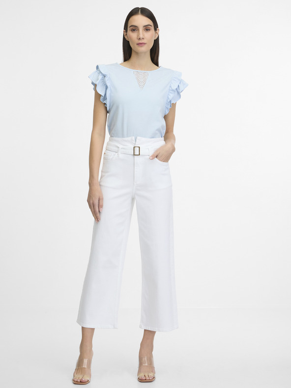 Orsay Синя дамска тениска с къс ръкав ORSAY