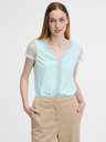 Orsay Светлосиня дамска тениска с къс ръкав ORSAY