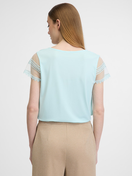 Orsay Светлосиня дамска тениска с къс ръкав ORSAY