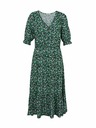 Orsay Зелена дамска рокля с десен ORSAY