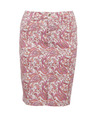 Orsay Розова дамска дънкова пола с десен ORSAY