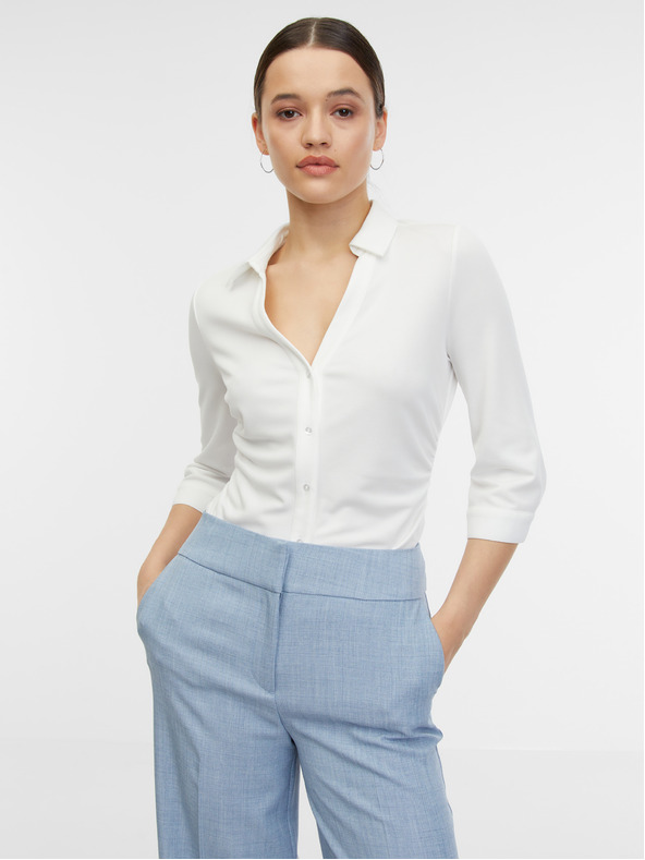 Orsay Бяла дамска блуза ORSAY