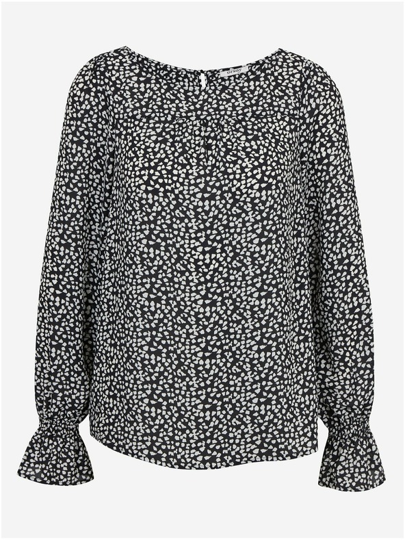 Orsay Бяло-черна дамска блуза с десен ORSAY