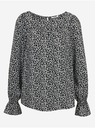 Orsay Бяло-черна дамска блуза с десен ORSAY