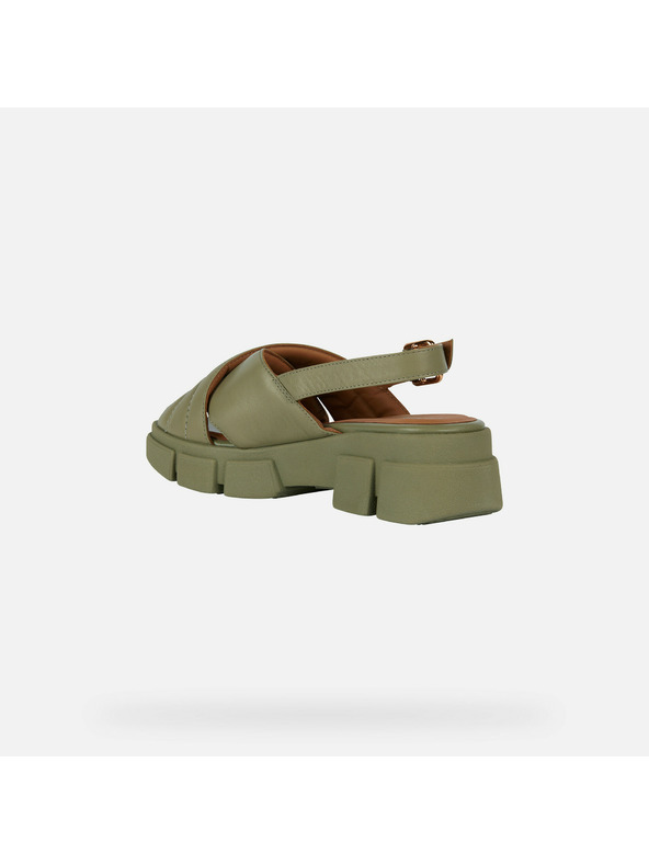 Geox Khaki дамски сандали Geox Lisbona