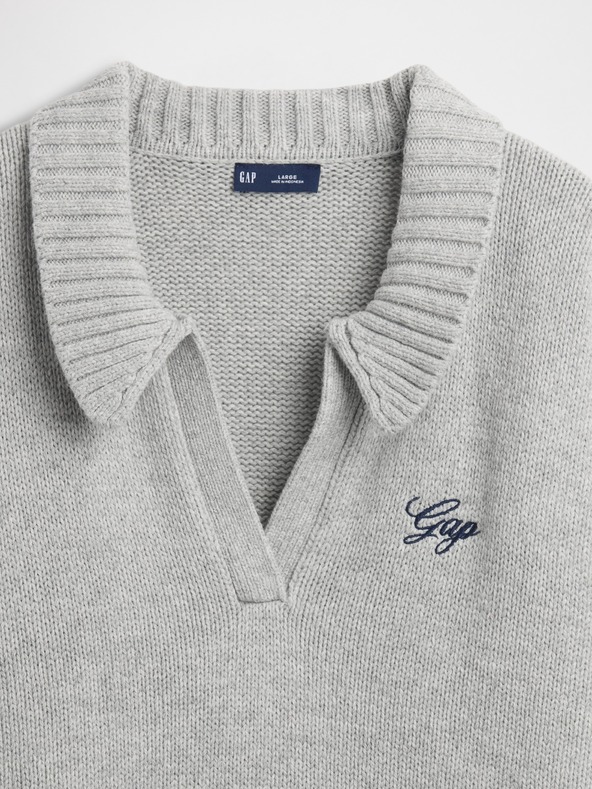 GAP Асиметричен суитшърт с вълнена смес GAP