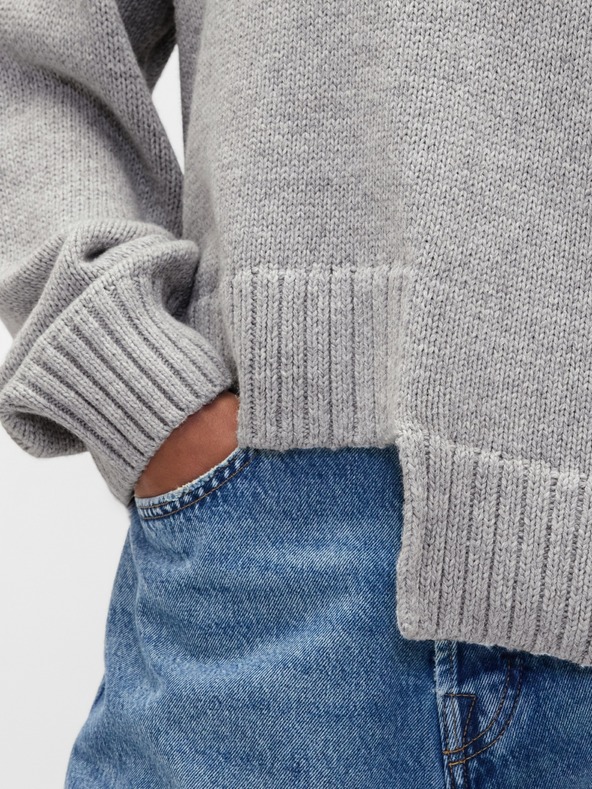 GAP Асиметричен суитшърт с вълнена смес GAP