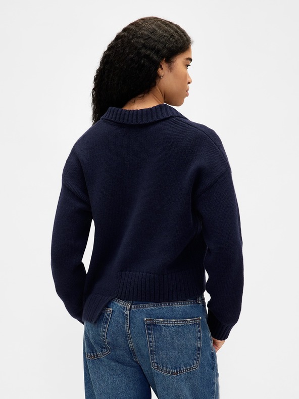 GAP Асиметричен суитшърт с вълнена смес GAP