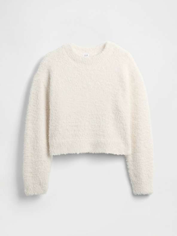 GAP Детски пухкав суитшърт GAP