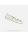 Geox Бели момичешки балеринки Geox Plie