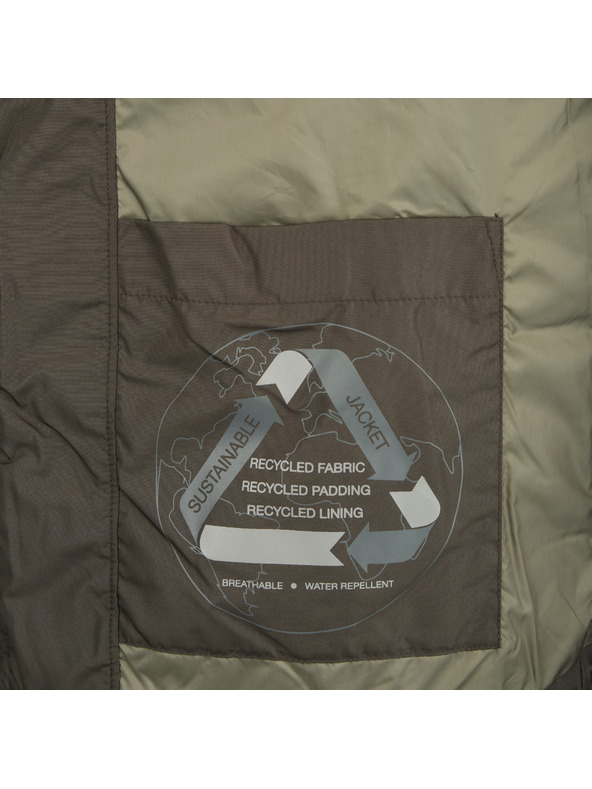 Geox Тъмнокафяво мъжко пухено яке Geox Magnete