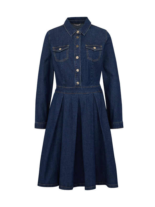 Orsay Тъмносиня дамска дънкова рокля ORSAY