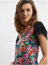 Orsay Синьо-черна дамска блуза на цветя ORSAY