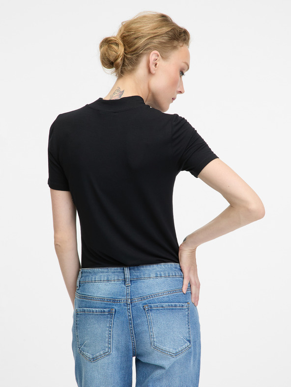 Orsay Черна дамска тениска ORSAY