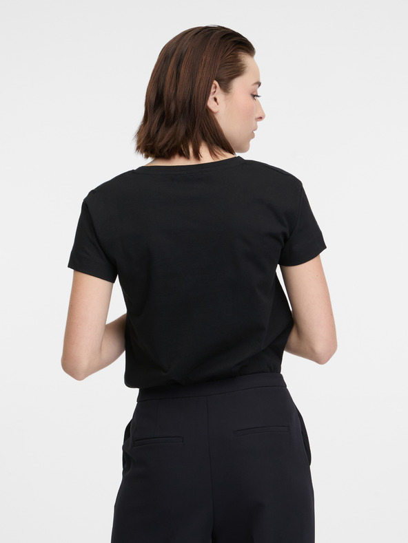 Orsay Черна дамска тениска ORSAY