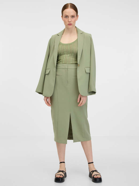 Orsay Дамски топ в цвят каки ORSAY