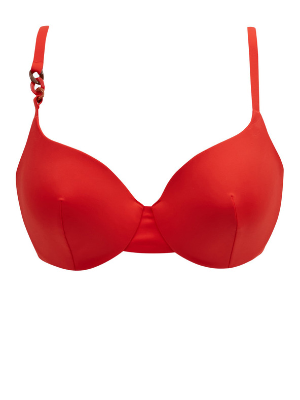 Orsay Червено дамско горнище на бански ORSAY