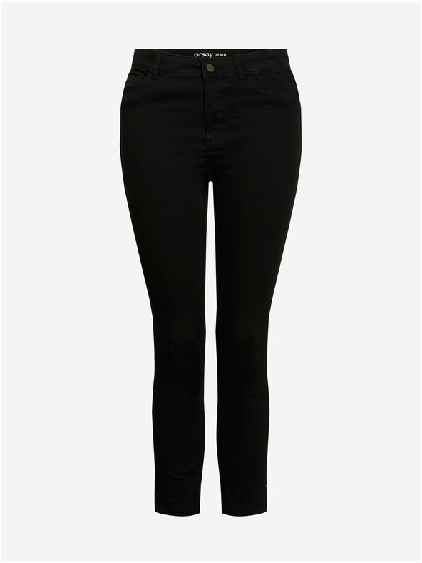 Orsay Черни къси skinny fit дънки ORSAY