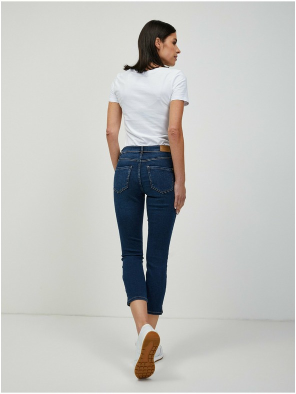 Orsay Тъмносини къси slim fit дънки ORSAY