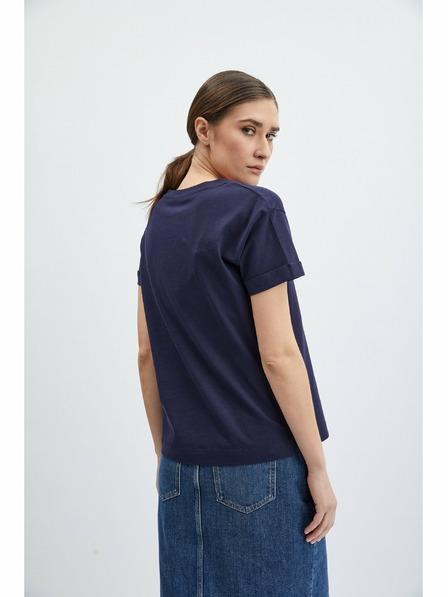 Orsay Тъмносиня дамска тениска ORSAY