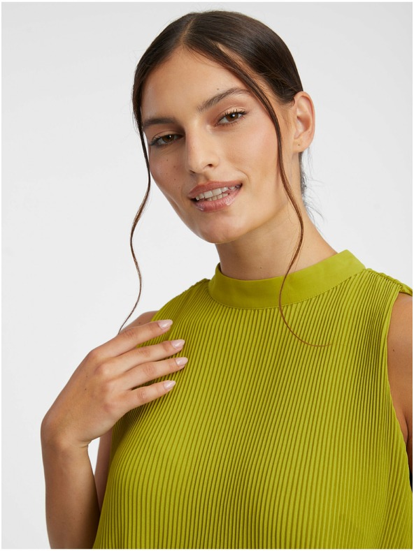 Orsay Зелена дамска рипсена блуза ORSAY