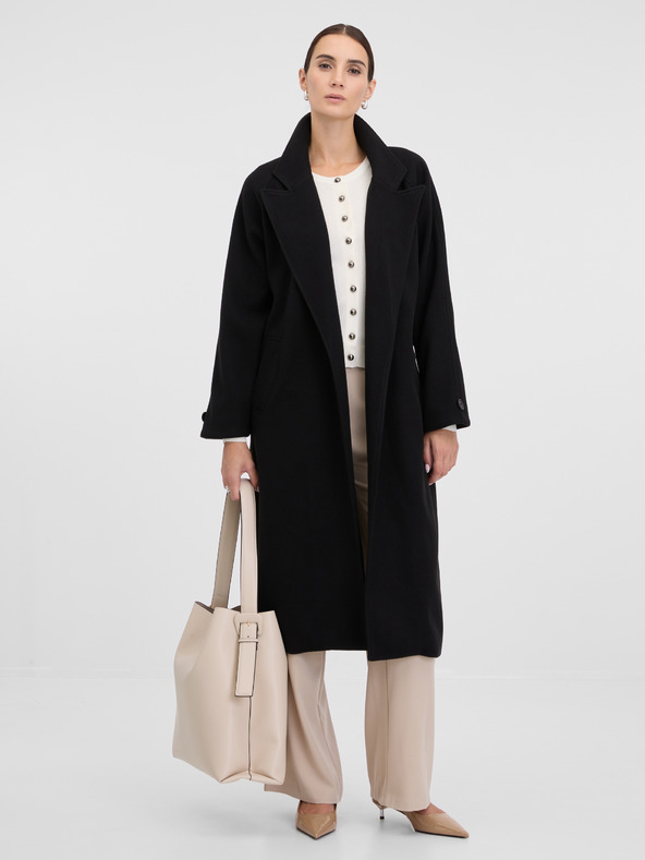 Orsay Черно дамско палто ORSAY