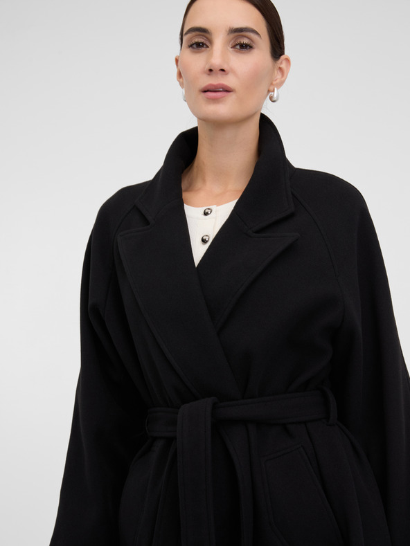 Orsay Черно дамско палто ORSAY