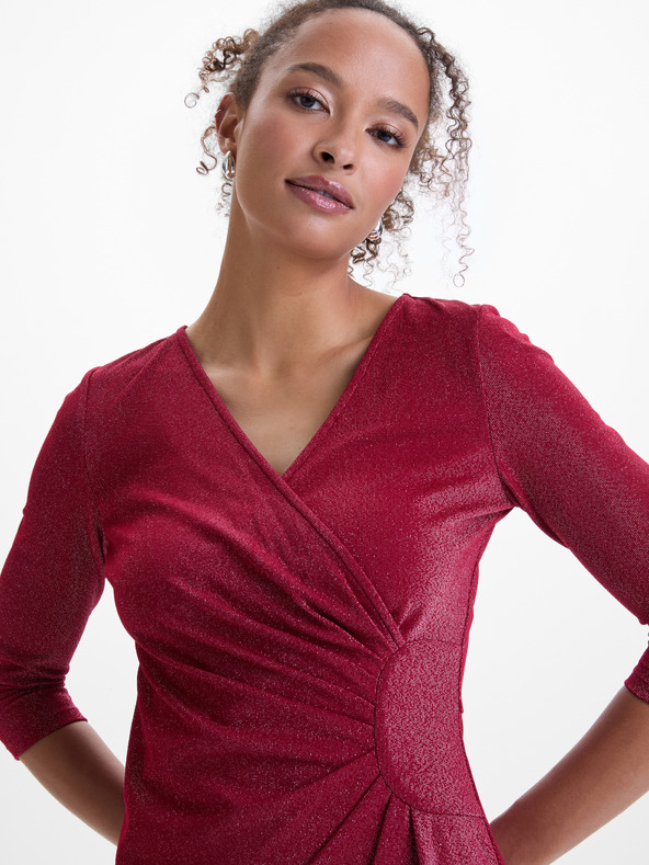 Orsay Бордо рокля до коляното ORSAY