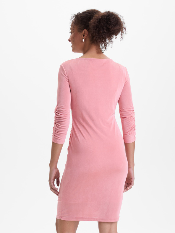 Orsay Светлорозова дамска рокля с дължина до коляното ORSAY