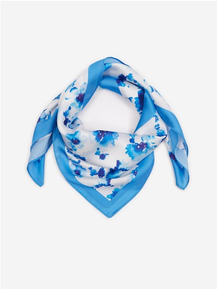 Orsay Сини и бели дамски цветен шал ORSAY
