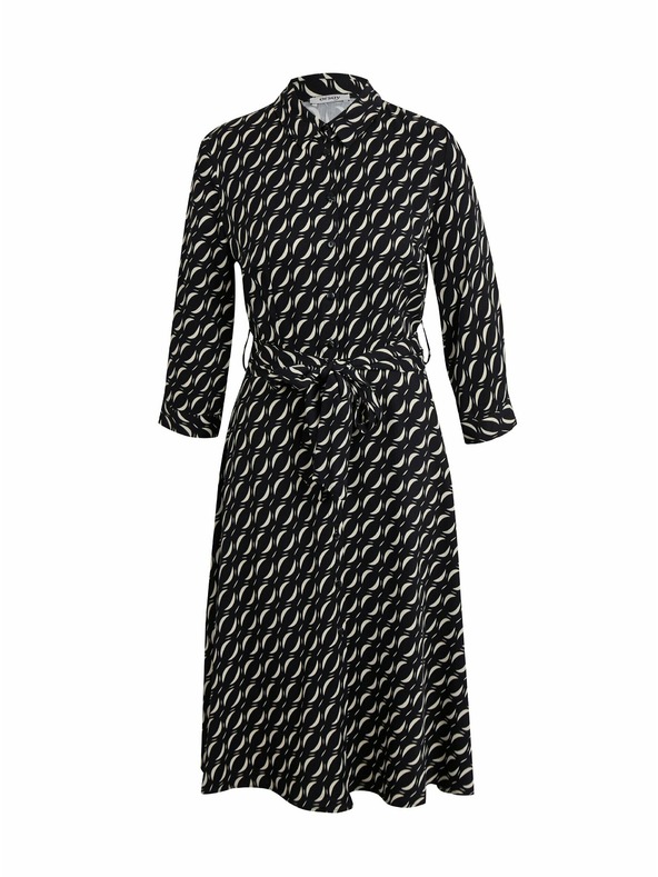 Orsay Черни дамски щампосани ризови рокли ORSAY