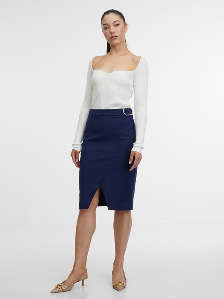 Orsay Тъмносиня дамска пола ORSAY