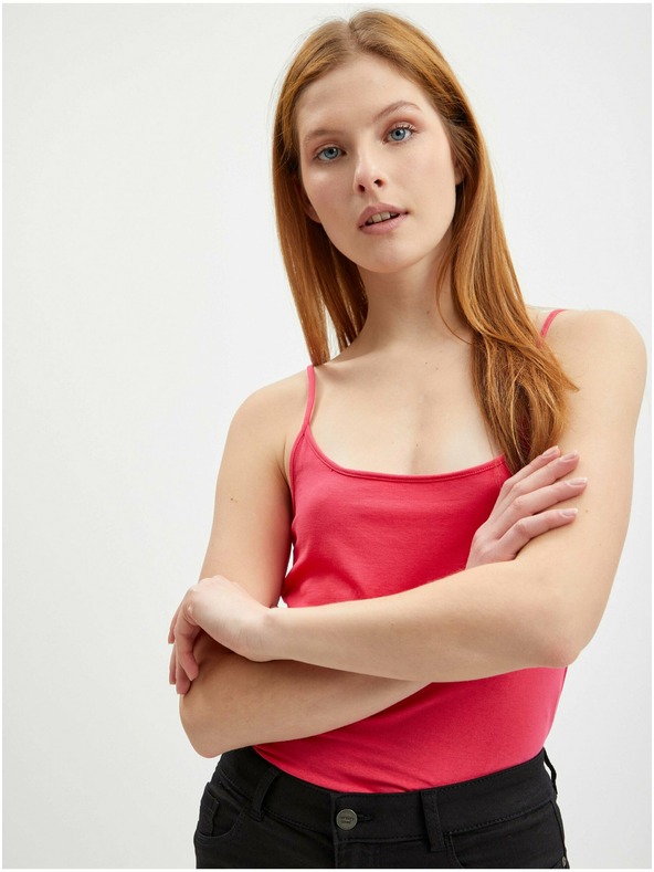 Orsay Тъмнорозов дамски basic потник ORSAY