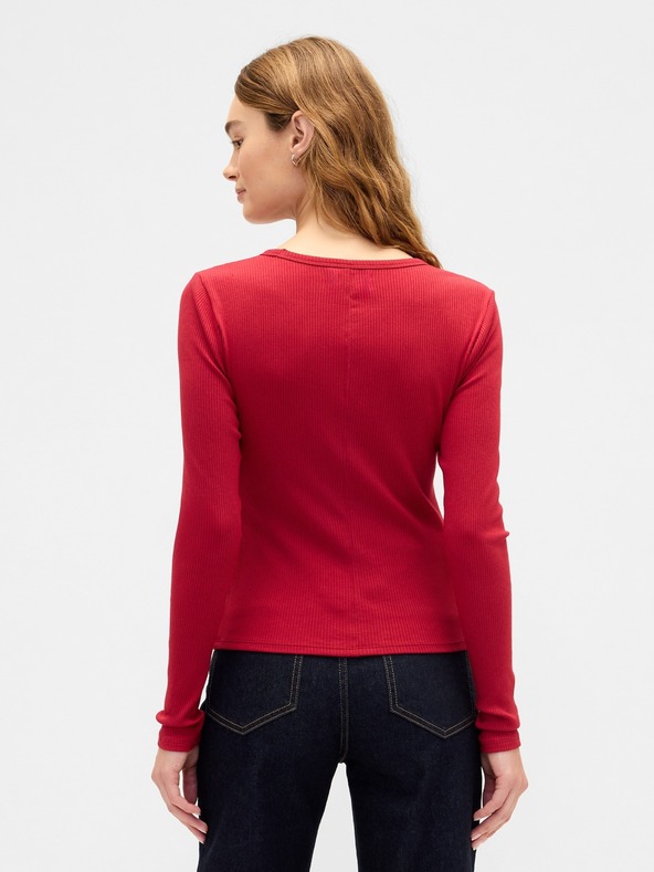 GAP Ребрести тениска с лого GAP