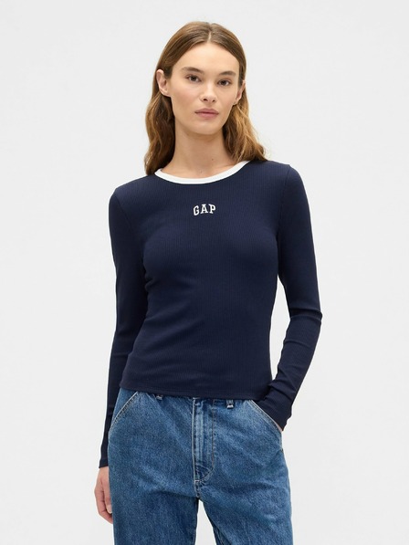 GAP Ребрести тениска с лого GAP