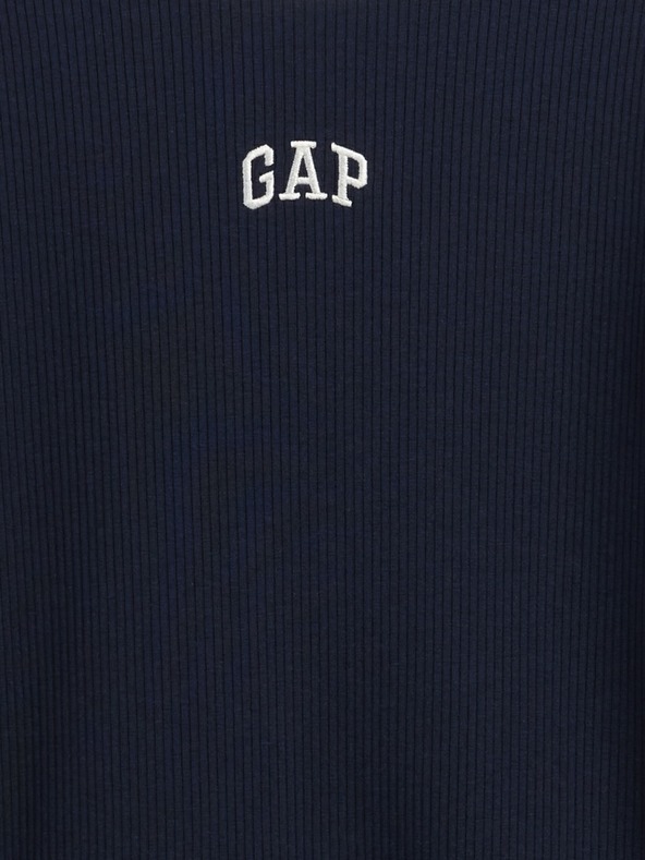 GAP Ребрести тениска с лого GAP