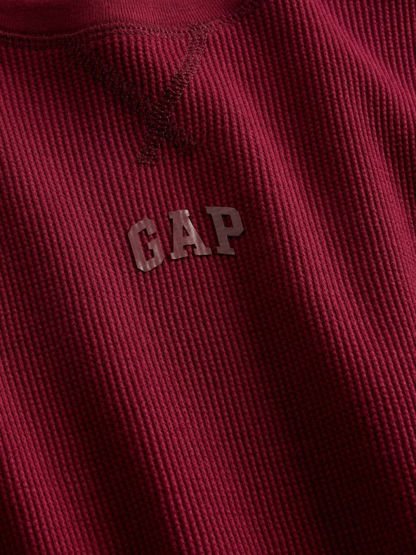 GAP Детска тениска с вафлена шарка GAP