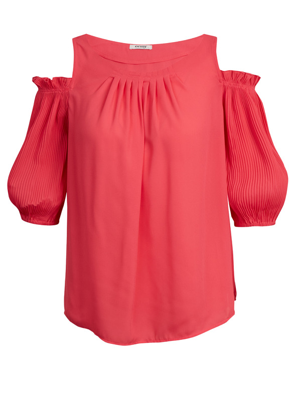 Orsay Тъмнорозова дамска блуза ORSAY